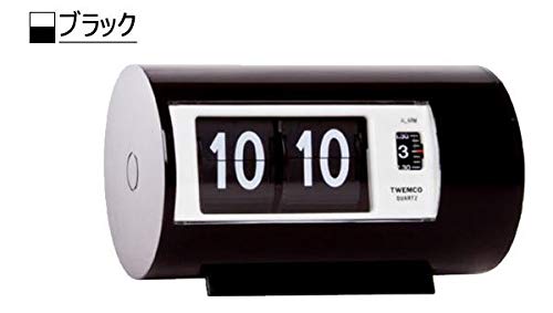 TWEMCOトゥエンコWall&Clock 置&掛け時計 AP-28 Black Amazon.co.jp: オーパーツ TWEMCO(トゥエンコ) 置き時計 パタパタ